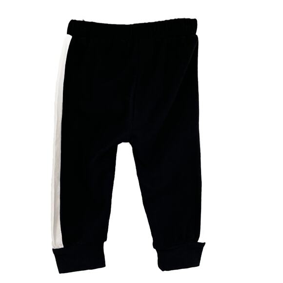 Pants Shein Infant Knit Jogger Pants in Black/White Size 74 6 to 9 months - Picture 2 of 8